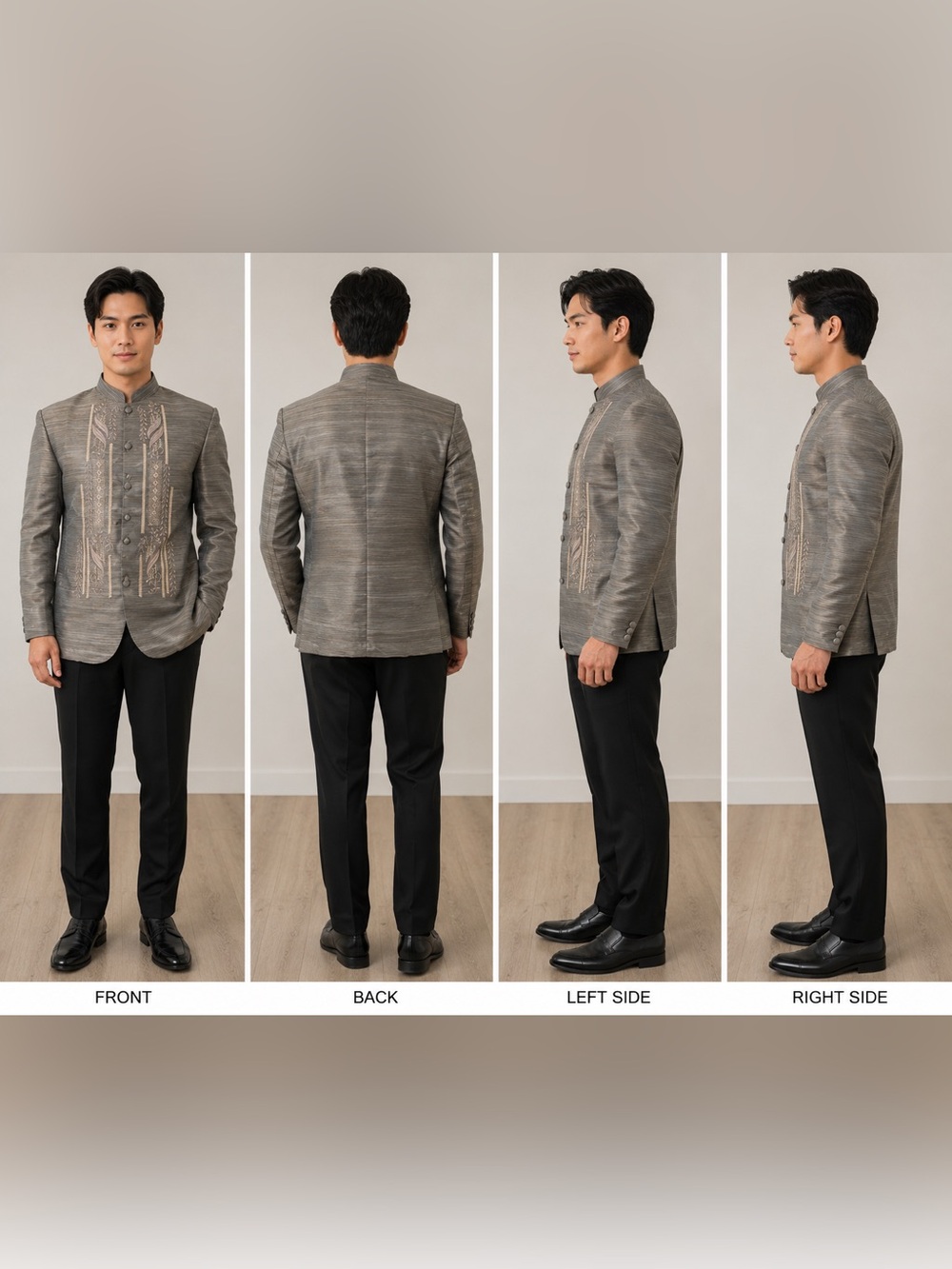 Traditional Men’s Prince Coat Barong Tagalog